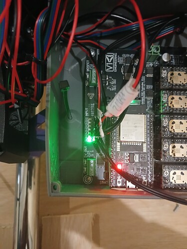 Enstop lights on lighting up on jackpot cnc controller