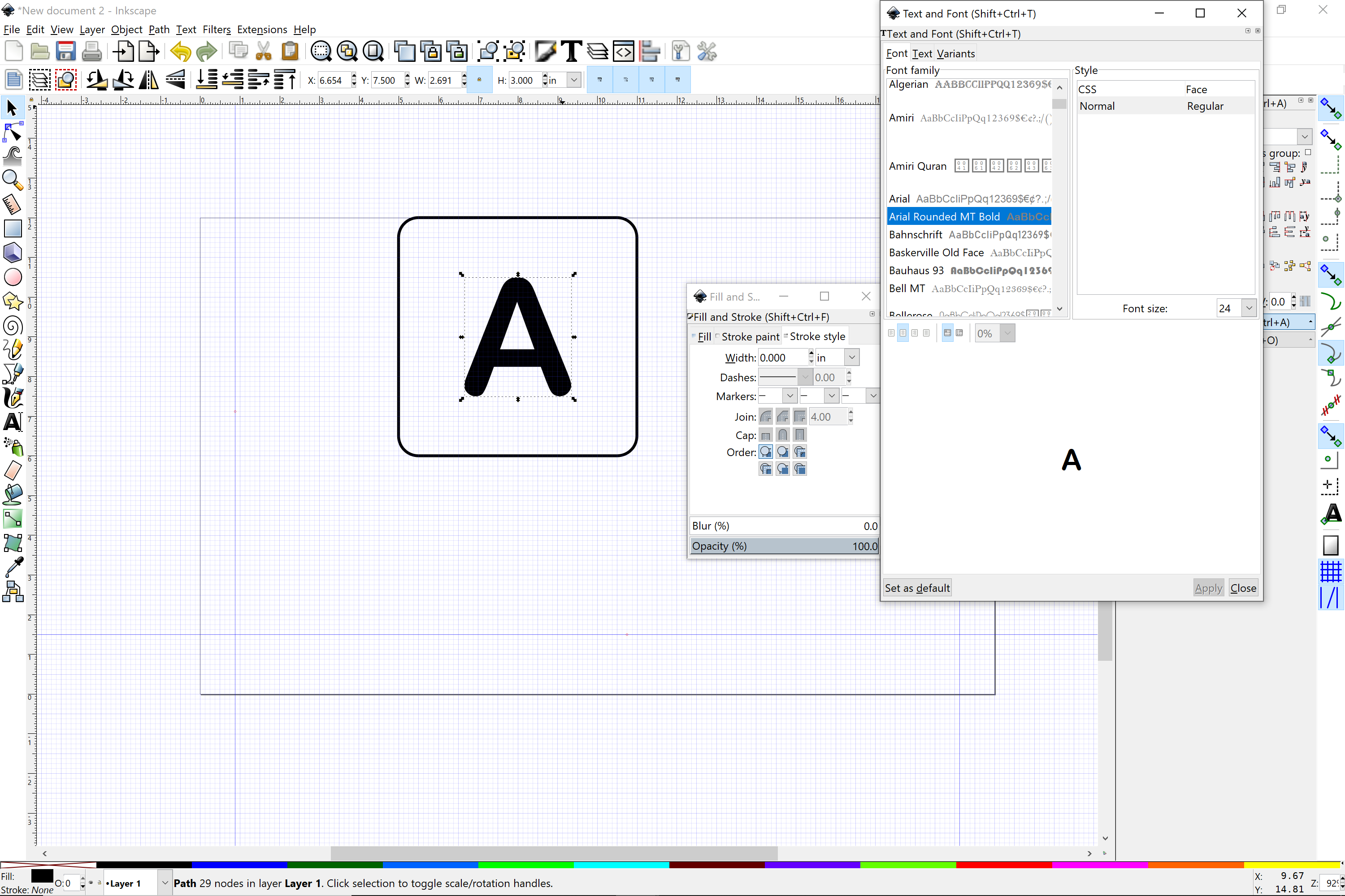 inkscape trace bitmap disappeared