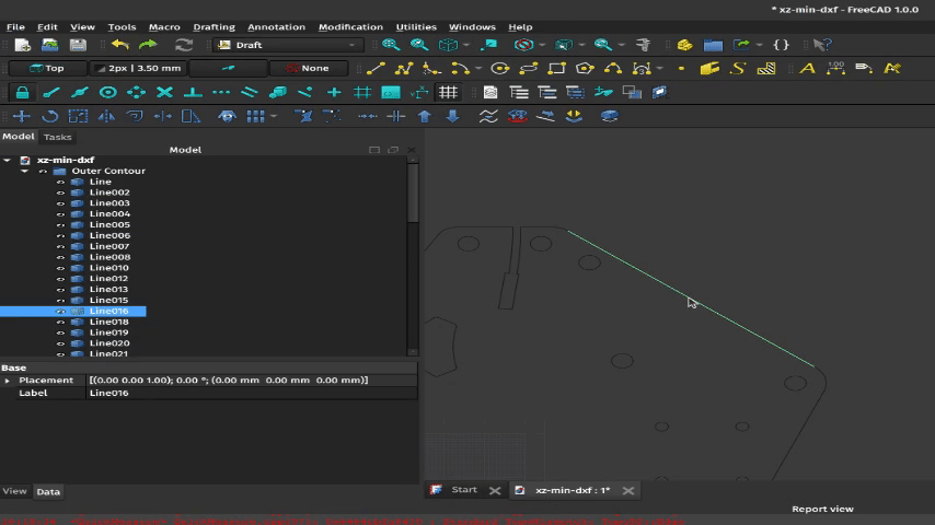 Animated GIF showing overlap of lines