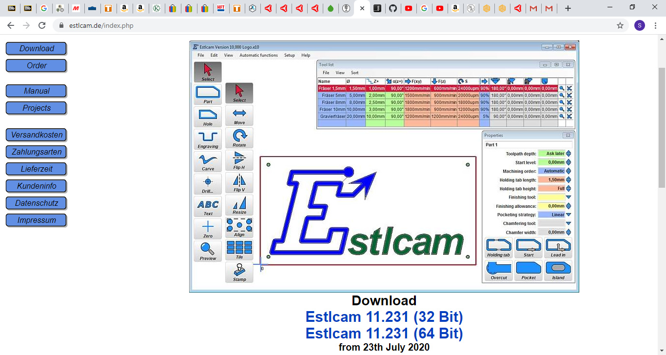 EstlCAM - Windows PC Only – BobsCNC