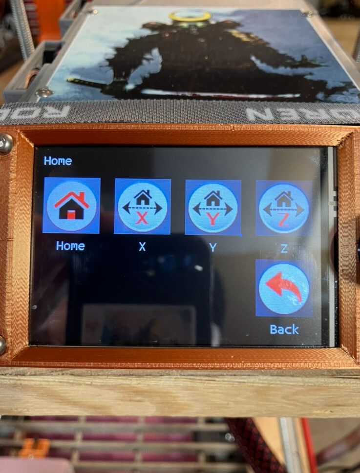 Homing options on TFT… - Software / Firmware - V1E.com Forum