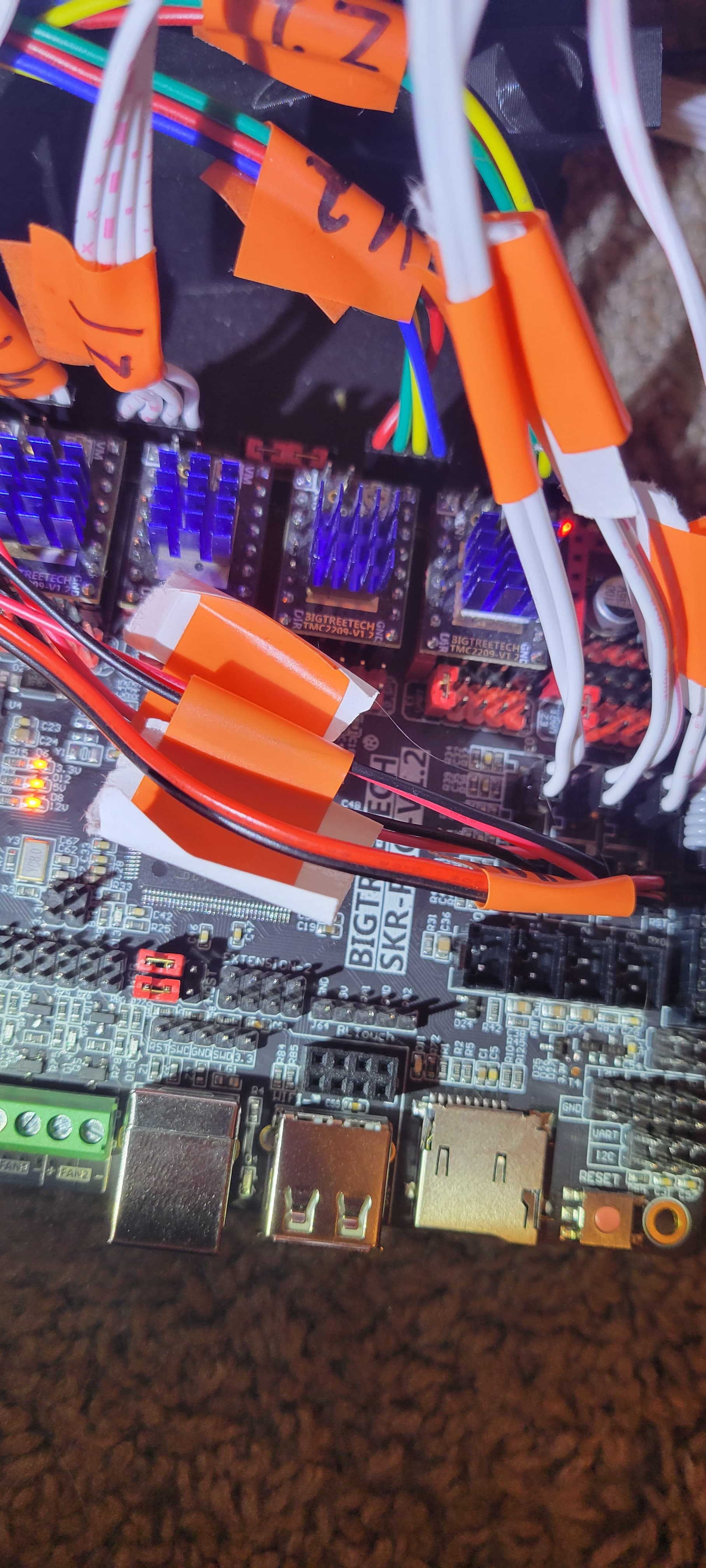 SKR Board Giving TMC Error In Marlin Mode And M82 Unknown Command In