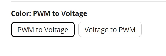 pwm to voltage