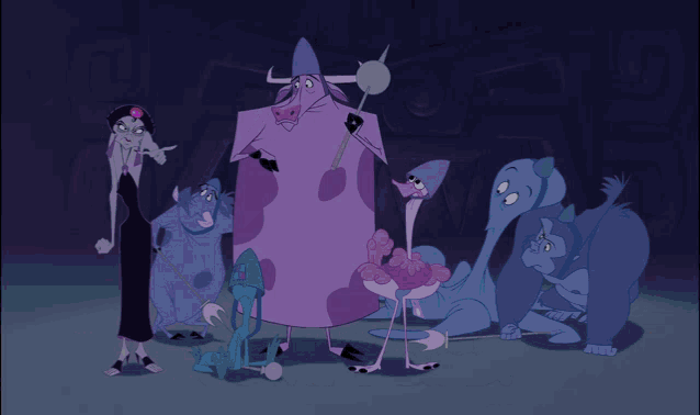 The Emperors New Groove Cow GIF – The Emperors New Groove Cow Go...