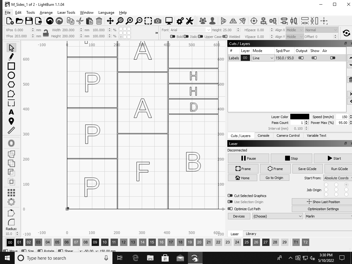 How to trim sections to size without a cutter