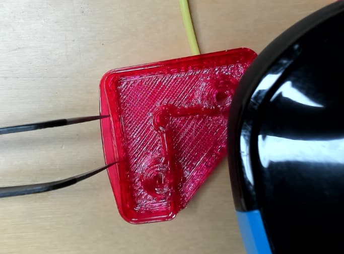 Problem: Wall separation. Cause: Under extrusion due E-Steps reset