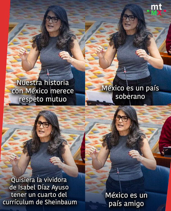 Diputada española respalda a Claudia Sheinbaum🇪🇸