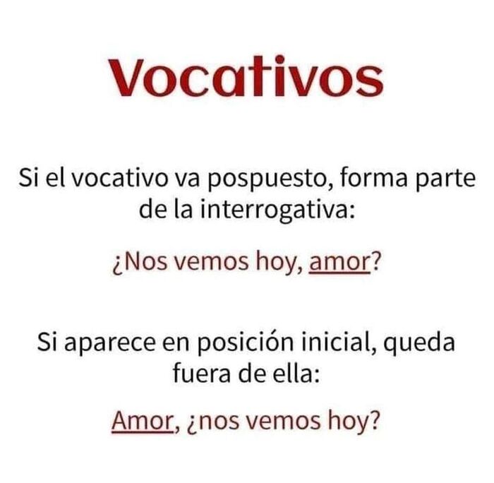 vocativos