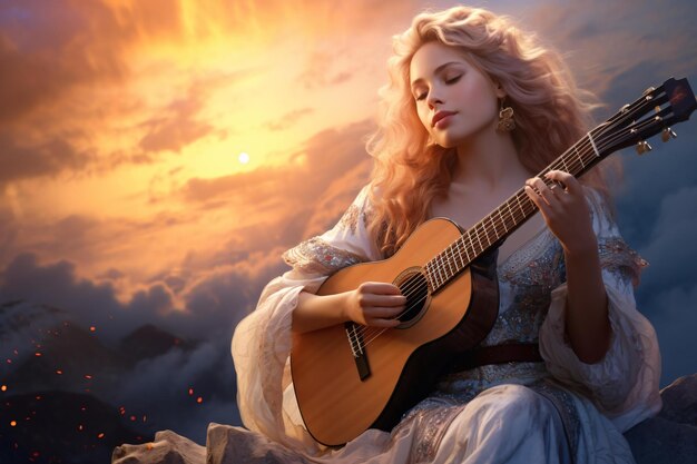 woman-playing-guitar-beautiful-white-dress_854605-35570